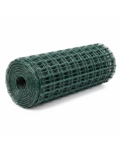 Schweißgitterzaun 100×50 mm 2,1 mm Draht grün 25 m × 1,5 m