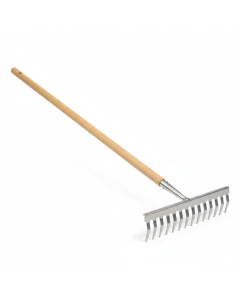 Steel rake 14 tines with handle VerdoyJardin