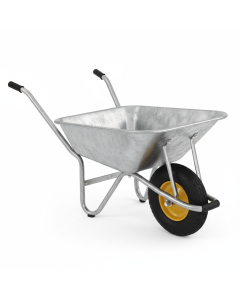 Galvanised wheelbarrow 100 L pneumatic tyre VerdoyJardin