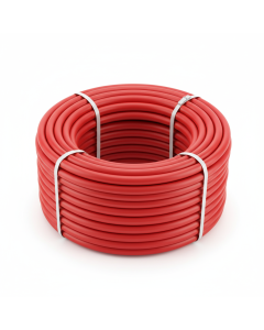 Tube PER gainé rouge Ø 16 mm couronne 25 m FluxPro