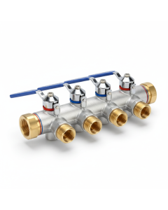 Collecteur PER 4 départs Ø 16 mm FluxPro