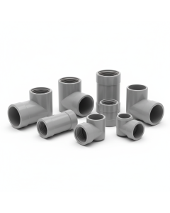 Kit raccords PVC Ø 100 mm (coudes, tés, manchons)
