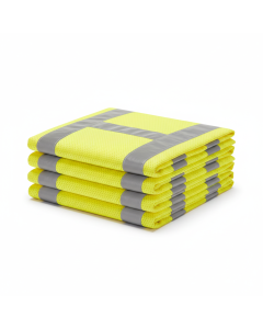 Gilet haute visibilité jaune EN 20471 classe 2 (lot de 5)