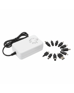 Universal 3–12V 2A AC Adapter — multi-tip DC