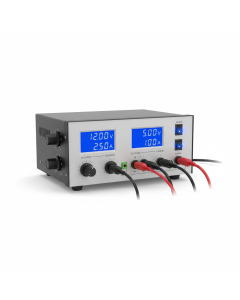 Dual Output Laboratory Power Supply 0–30V / 0–3A × 2 — isolated