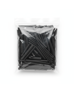 Pack of 120 Black Heat Shrink Tubes 2:1 — 6 Sizes