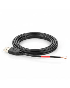 USB-A Male to Bare Wires Cable — 30cm Power