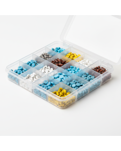 Kit of 500 assorted ceramic capacitors 10pF–1µF