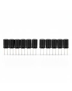 Pack of 10 electrolytic capacitors 100µF 50V 105°C