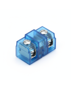 Screw terminal block 2-way 5.08mm pitch blue — 300V 16A