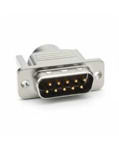 DB-9 male solder connector (DE-9) — RS-232 serial