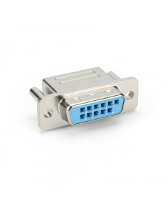 DB-15 HD female through-hole connector — VGA 15 pins