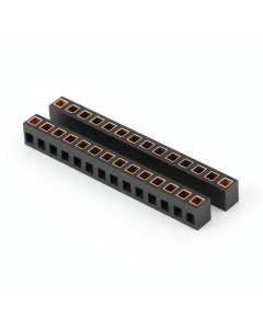 Female header strip 40 pins 2.54mm pitch dual row