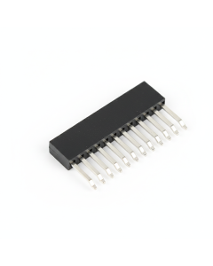 Right-angle female header strip 20 pins 2.54mm pitch