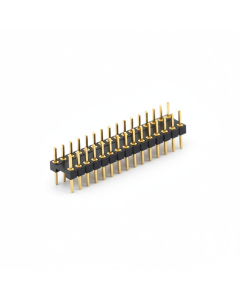 Male header strip 40 pins 2.54mm pitch dual row