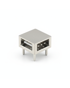 USB Type-B female through-hole connector for peripherals
