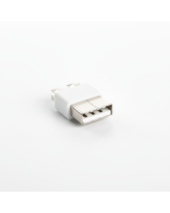 USB Type-A male solder-on-cable connector