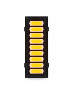 Barre LED 10 segments bargraph monochrome - Vert - 5mm