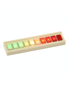 10-Segment Bi-Color Red/Green LED Bar Graph