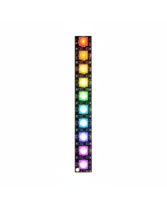 Barre LED 8 segments WS2812B RGB adressable 55mm - Vert - SMD 0805