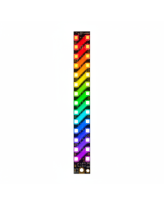 Barre LED 16 segments WS2812B RGB adressable 100mm - Vert - SMD 0805