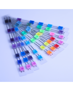 Lot de 100 LEDs CMS 0805 assorties 5 couleurs - UV - 3mm
