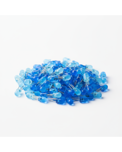 Pack of 100 Assorted 5mm Through-Hole LEDs — 5 Colors
