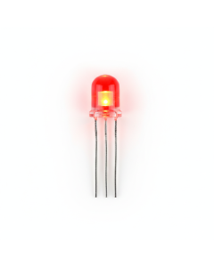 LED 5mm bicolore rouge/vert à 3 broches - Rouge - 3mm