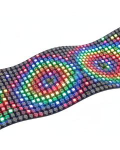 Matrice LED 16×16 WS2812B RGB adressable flexible - Rouge - 3mm