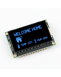 0.96" I2C 128×64 Monochrome Blue OLED Display