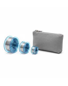 3-Spool Solder Wire Kit — Ø0.5/0.8/1.0mm × 50g assorted