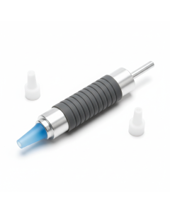 Anti-Static Desoldering Pump with silicone nozzle — aluminum body