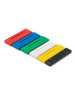 Pack of 6 Mini 170-Point Breadboards — 6 Colors