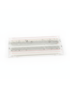 Transparent 830-Point Breadboard — Circuit Visualization