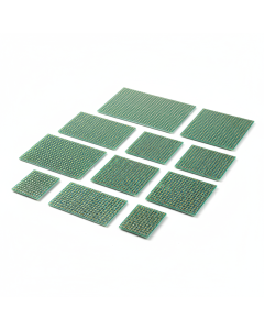 Pack of 10 Assorted Perfboards — 5 Different Sizes