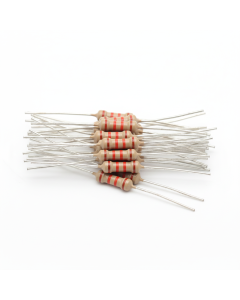 Carbon film resistor 1/4W 5% — 220Ω (pack of 50)
