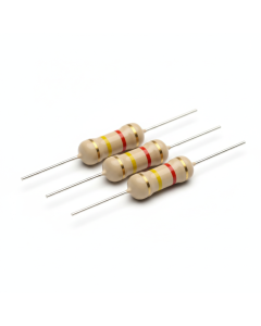 Carbon film resistor 1/4W 5% — 4.7kΩ (pack of 50)