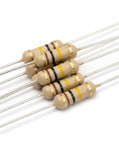 Carbon film resistor 1/4W 5% — 100kΩ (pack of 50)
