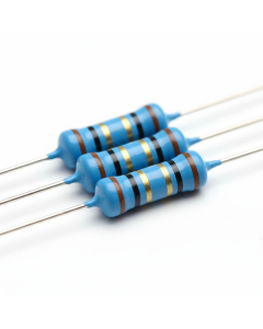 Pack of 100 metal film resistors 1/4W 1% — assorted values