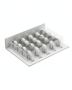 SMD resistor kit 0603 1% — 3200 pieces, 64 values